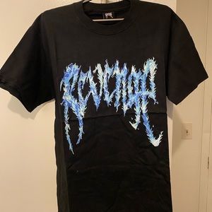 Revenge blue flames t-shirt